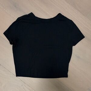 Wild Fable Black Crop Top